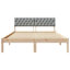 Solid Wood Bed Frame-436220296