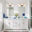 Éclairage pour meuble-lavabo Triple Globe Wave-641259815