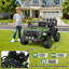 Voiture électrique 2 places 24 Volt pour enfants, 400 W avec autos avec télécommande, véhicule avec Bluetooth, musique, affichage de puissance, haute / basse vitesse, contrôle de la lumière, suspension, vert-90843795