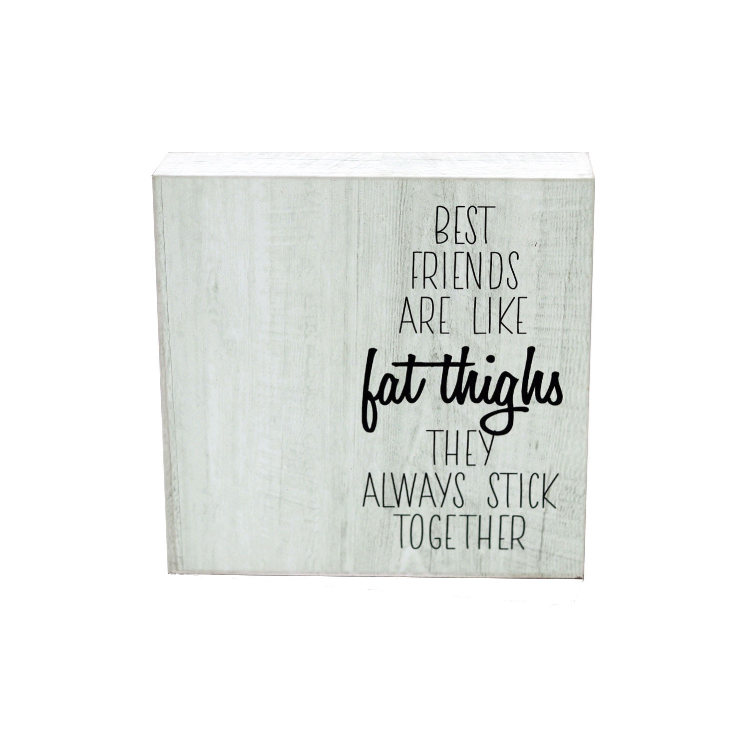 Gracie Oaks Thon Best Friends are Block Sign | Wayfair