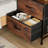 Jaece Modern 2-Fabric Drawer Nightstand, Small Space Bedside Table, End Table Storage Cabinet-1188218664