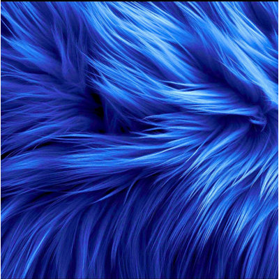 FabricLA Faux Fur Accent Cut with Rounded Edges for Holiday & Christmas Décor