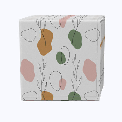 100% Cotton Geometric Rectangle Napkin