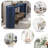 60'' Console Table With Oval Tabletop For Living Room Hallway Foyer Entrance Study-1905377089