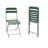 28-in H 3-piece Metal Folding Bistro Set , Green-1333359620