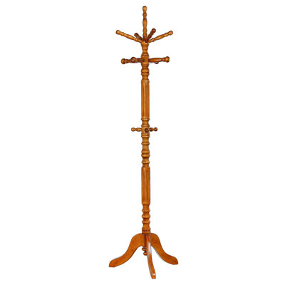 Cosman 11-Hook Freestanding Coat Rack With Hanger