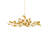 Lunaria 6 - Light Wrought Iron Dimmable Spider Chandelier-136117318