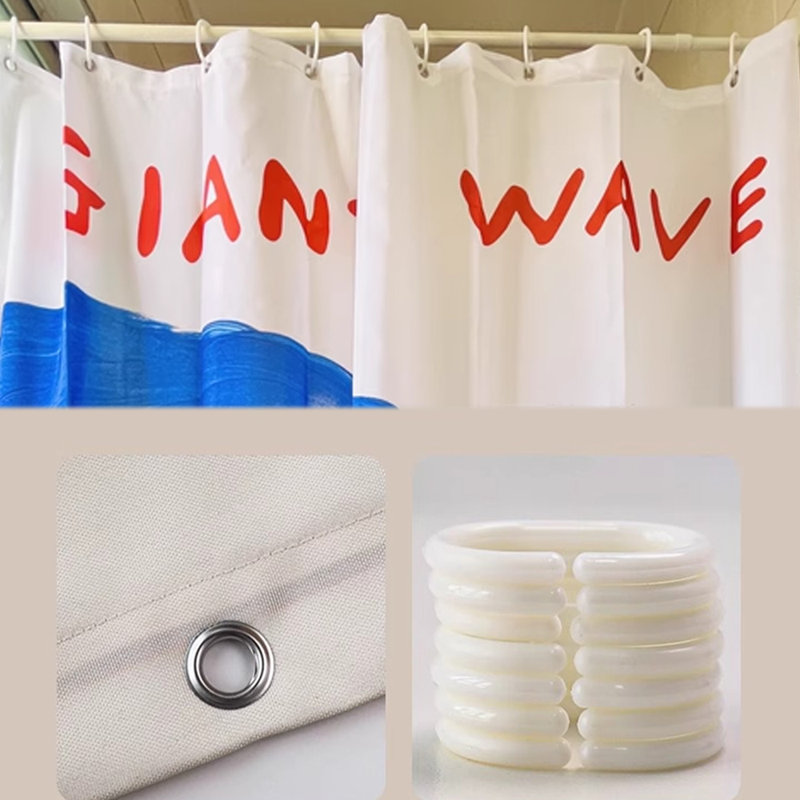 Rideau de douche en polyester