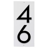 Floating 1-Line Wall Address Plaque