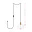 Luminaire suspendu simple à 1 lumière Brancy-1402062112