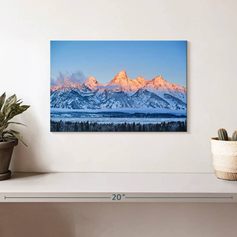 Grand Tetons Alvord Frozen, H 8 po x l 12 po