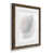 Papier, cadre noyer