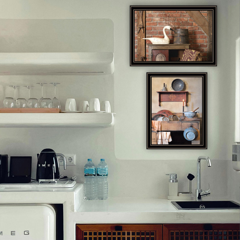 «Trendy Decor 4U», 2 pièces Vignette Home Sweet Home, Noir