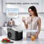 Havato Countertop Ice Maker Ice Machine With Handle,Self-Cleaning Ice Makers, 26Lbs/24H, 8 Ice Cubes Ready In 6 Mins For Home/Kitchen/Bar/Party/Camping-111088698
