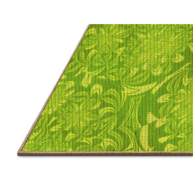 Floral Indoor Rug, Rectangle 7' x 9'
