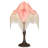 31" High Fabric & Fringe Pink Pontiff Table Lamp