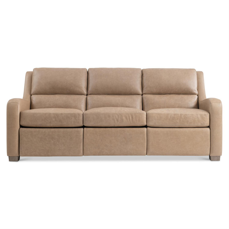 Bernhardt Ventura Leather Power Motion Sofa