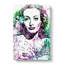 Joan Crawford In Abstract - Wrapped Canvas-55309061