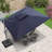 11' Square Cantilever  Umbrella with Base and Umbrella Cover with Zipper-100702482