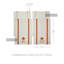 Ensemble de 2 serviettes Kadedria Pumpkin Tea 19 x 28