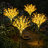 LED Solar Flowers Lights Outdoor Waterproof Pathway Light for Yard Lawn Garden Decor
