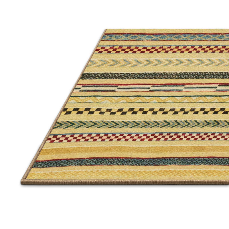 Abstract Indoor Rug, Runner 2' x 5'