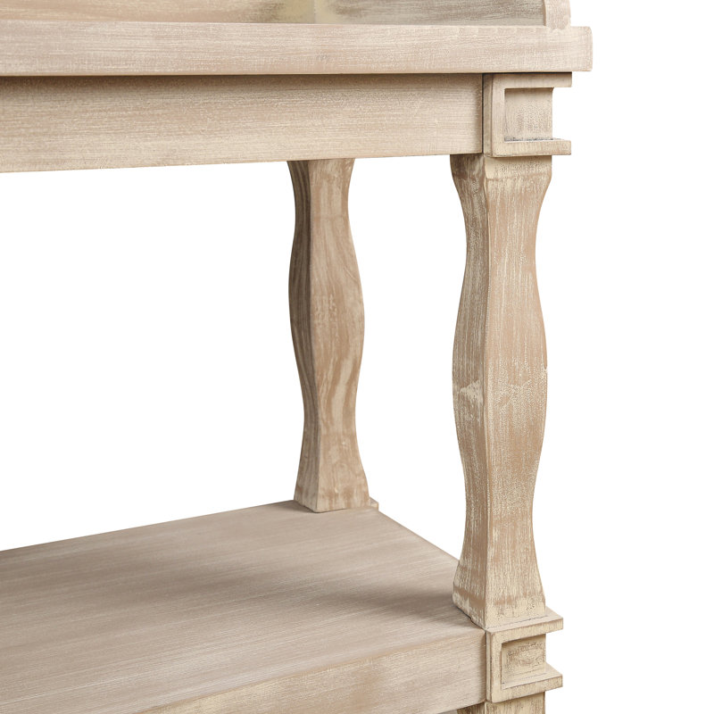 Console Hollenberg, Chêne, bois naturel