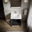 Armoire de meuble-lavabo sur pied simple avec lavabo et comptoir en quartz 30 po Winmore-65971689-124966408