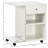 Mobile Printer Stand, Rolling File Cabinet With Wheels, Accent Cabinet With Adjustable Shelf, Drawer and CPU Stand