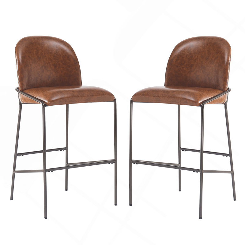 Ensemble de 2 tabourets de bar Galen