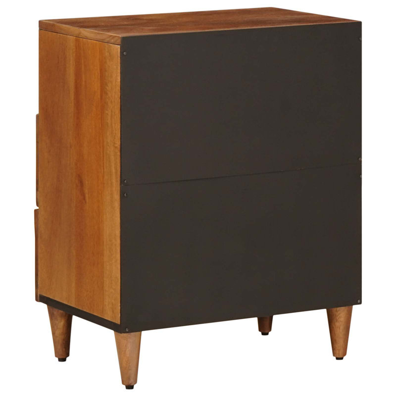 50cm W Solid Wood Bedside Table