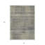 Tapis intérieur lavable rayé gris 8 pi x 10 pi