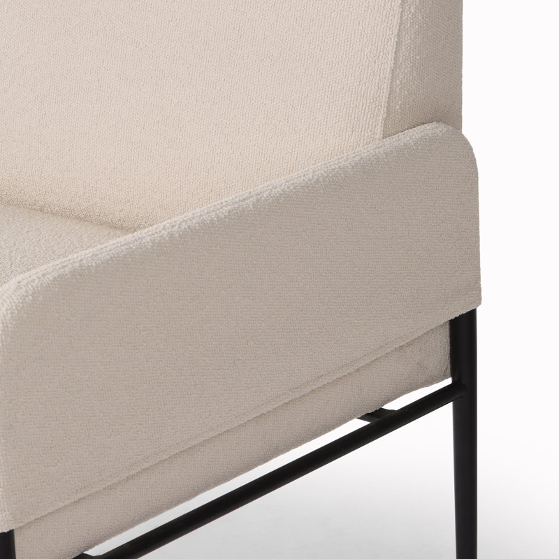 Lucinda Boucle Dining Armchair