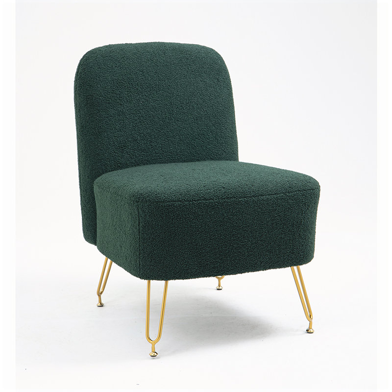 Chaise d'appoint 21,5 po Rosalba, Velours émeraude