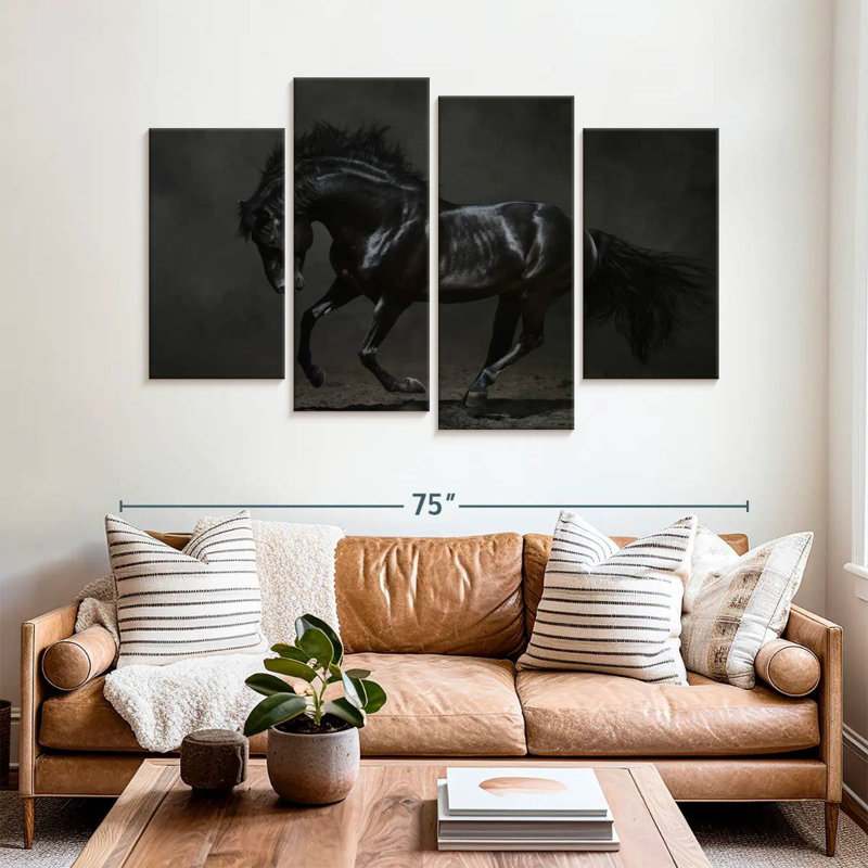 Dark Horse, 42" H x 68" W
