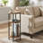 Round End Table with Charging Station-1125102348