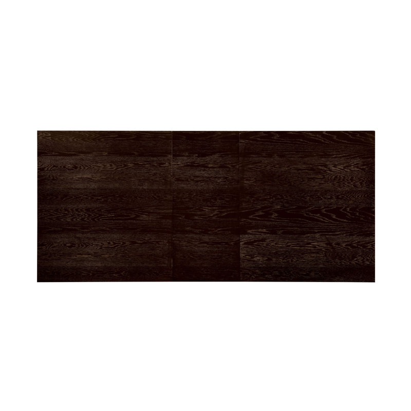 Chianti Extendable Solid Wood Dining Table, Dark Walnut