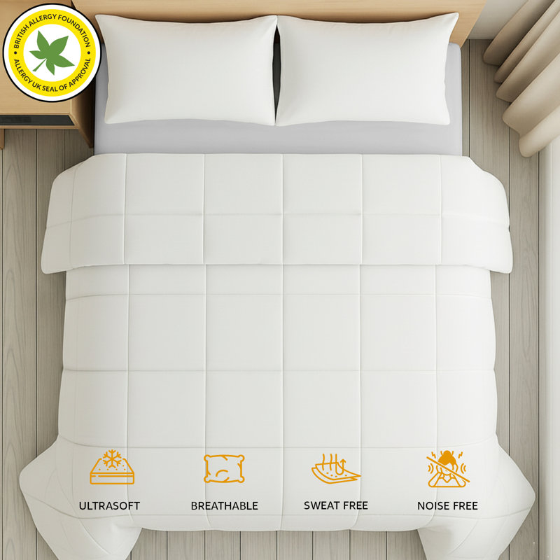 Premium 10.5 Tog Duvet All Season Comfort , Super King (220 x 260 cm)