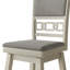 Ensemble de salle à manger 5 pièces à hauteur de comptoir avec chaises pivotantes et table ronde de 45 pouces, gris antique-689108093
