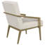 Fauteuil d'appoint rembourré en métal Kirra-1654302492