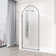 Arden 34" W x 78" H Fixed Shower Screen with 3/8" Glass