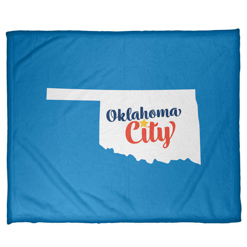 Jeté polaire oklahoma sports, l 52,5 po x L 62,5 po