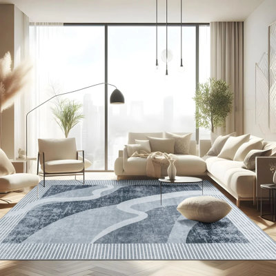 Large Moroccan Area Rug Soft Abstract Farmhouse Rugs For Bedroom Under Dining Table