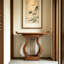 Console de style chinois rétro classique brune-85756236