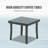 3-Piece Adjustable Patio Lounge Set - Aluminum & Polypropylene Chairs with Table(2 Lounge Chair+1 Table)-882634293