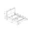 Lit, grand lit, tapissier, aspect cuir blanc, transitionnel-1971565932-1971565934