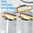 Brushed Gold Bathroom Faucet With 23.6 In Retractable Hose, 3.55 Lift Range And One - Touch Rinse Mode Spout 500000 Cycle Tested Ceramic Cartridge-121638733