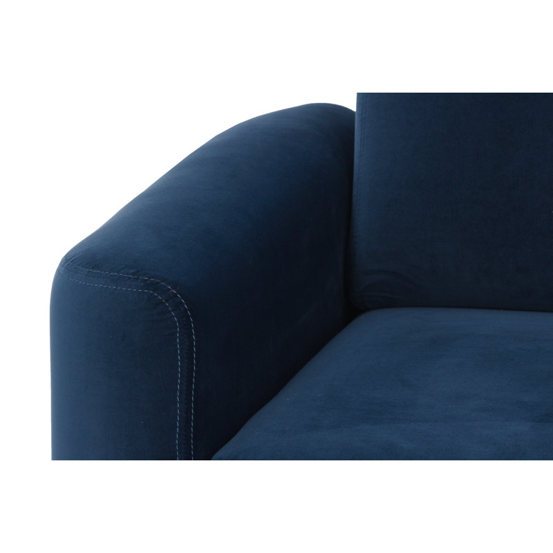 Chaim 4 Seater Sofa Bed, Dark Blue