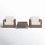 Hilde 2 - Person Patio Conversation Sets with Cushions-2123446136