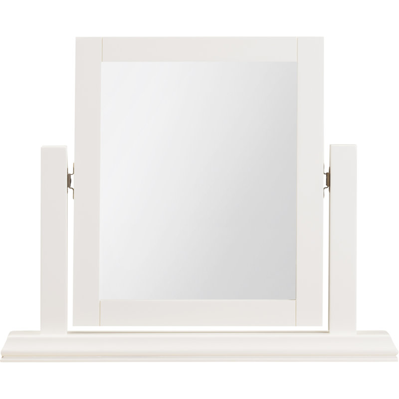 Melchior Rectangle Floor Mirror, Ivory